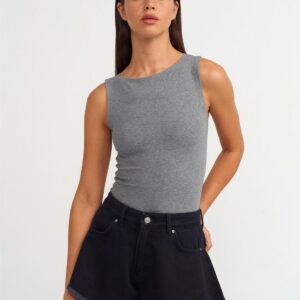 Boat Collar Sleeveless Top