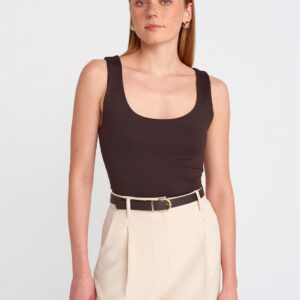 Thick Strap Polyamide Tank Top